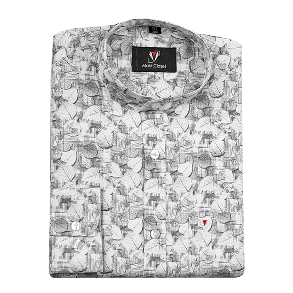 Full Sleeve Cotton Shirt For Men - White