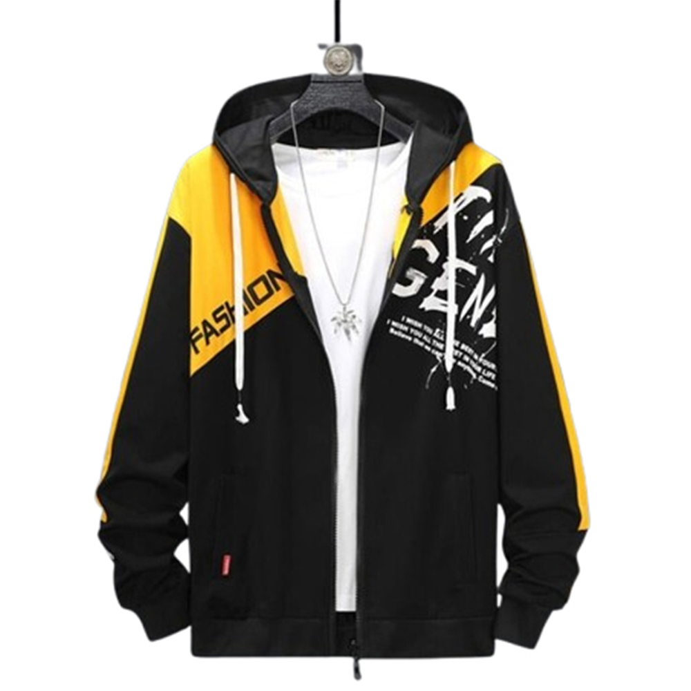 Cotton Hoodie for Men - Multicolor - H-396