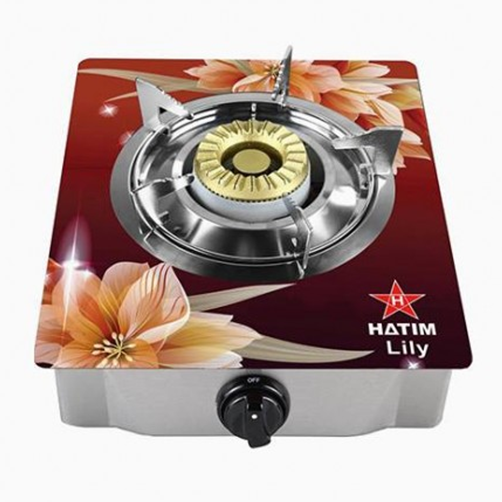 Hatim Single Burner Auto Gas Stove - Lily