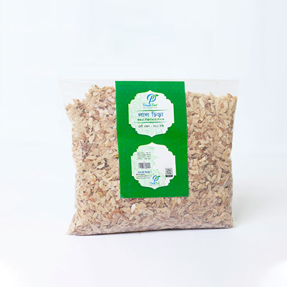 Red Flatted Rice (lal chira) - 500gm