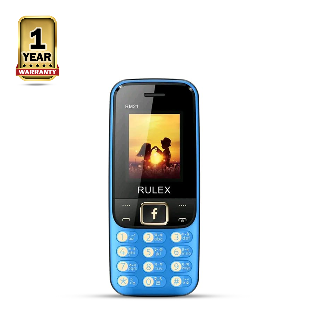 Rulex RM21 Dual Sim Feature Phone - Sky