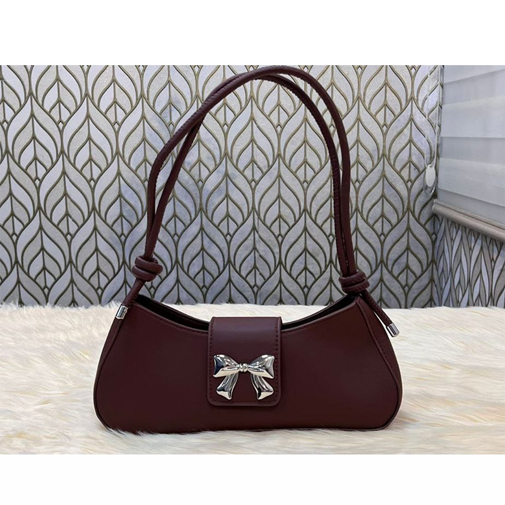 Artificial Leather Thai Stylish Hand Bag For Women - Chocolate - N309 A