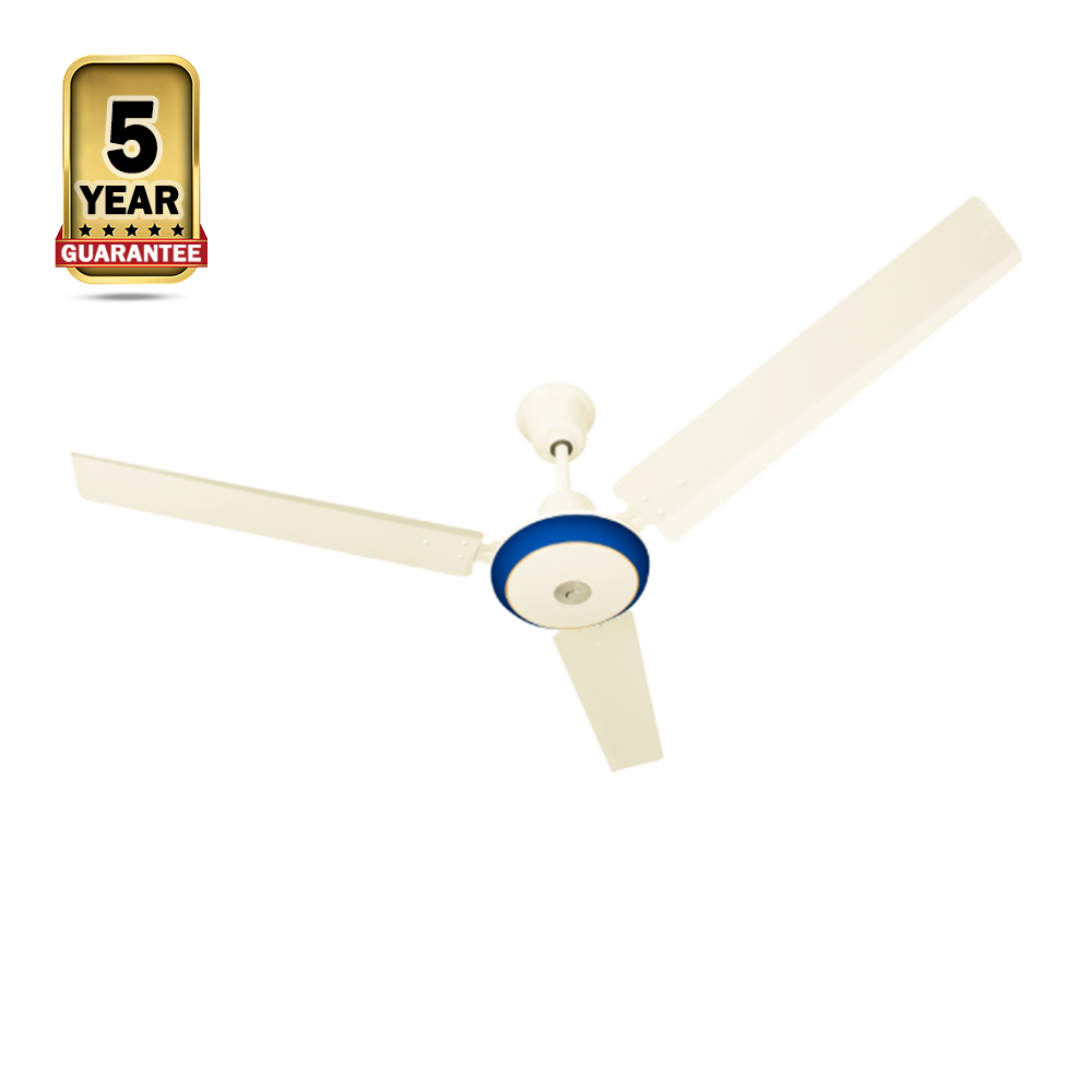 EB Classic Steel Blade Ceiling Fan - 56 Inch - White