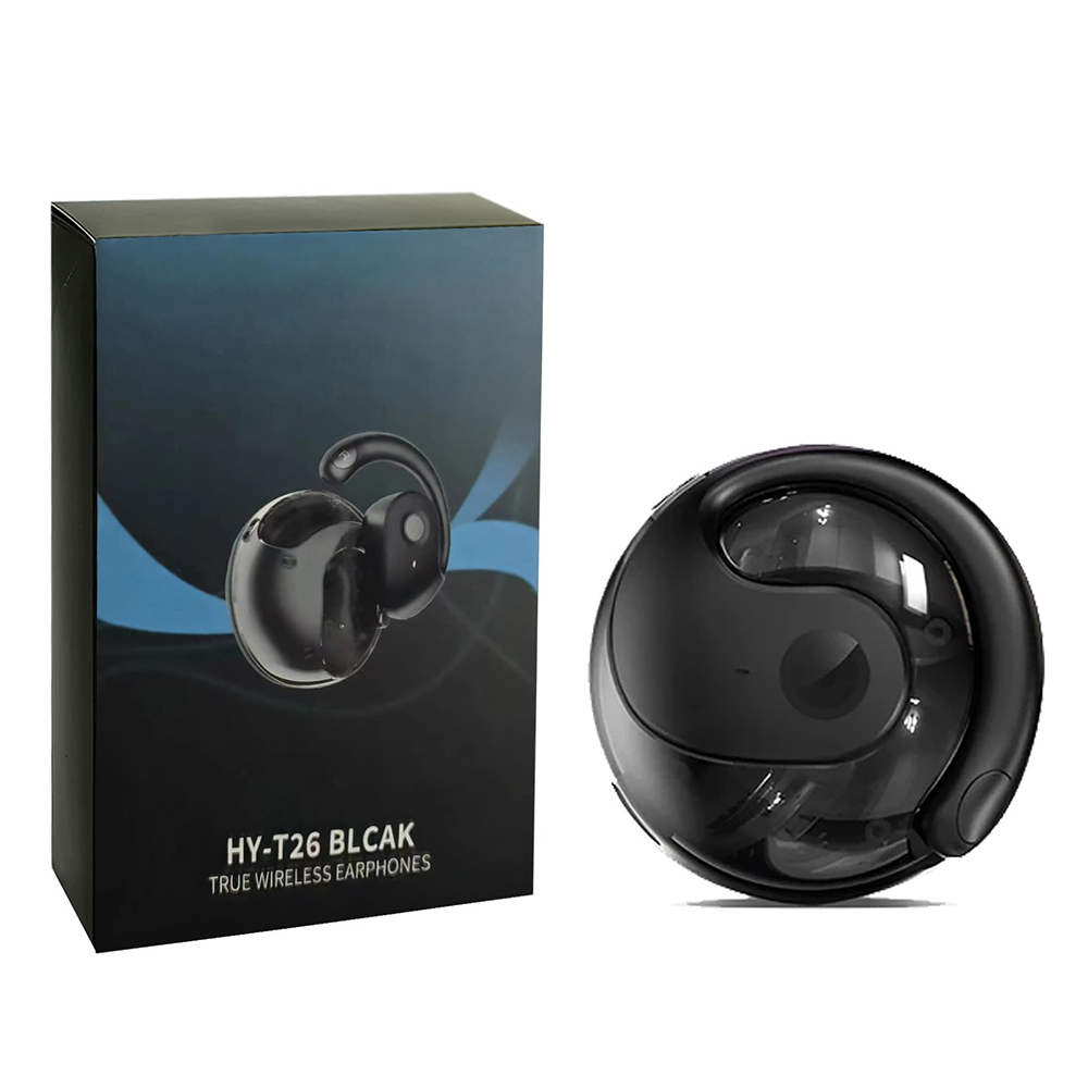 AIRMARS HY-T26 Ear-Hook Earbuds - Black - 6977425100018