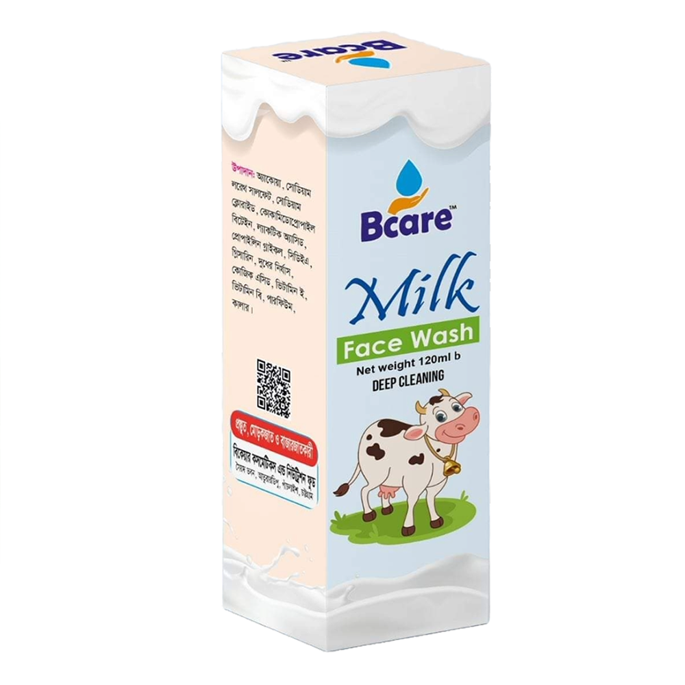 Bcare Milk Face Wash - 120ml