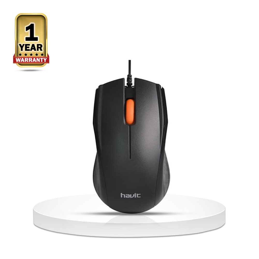 Havit MS689 USB Optical Mouse - Black