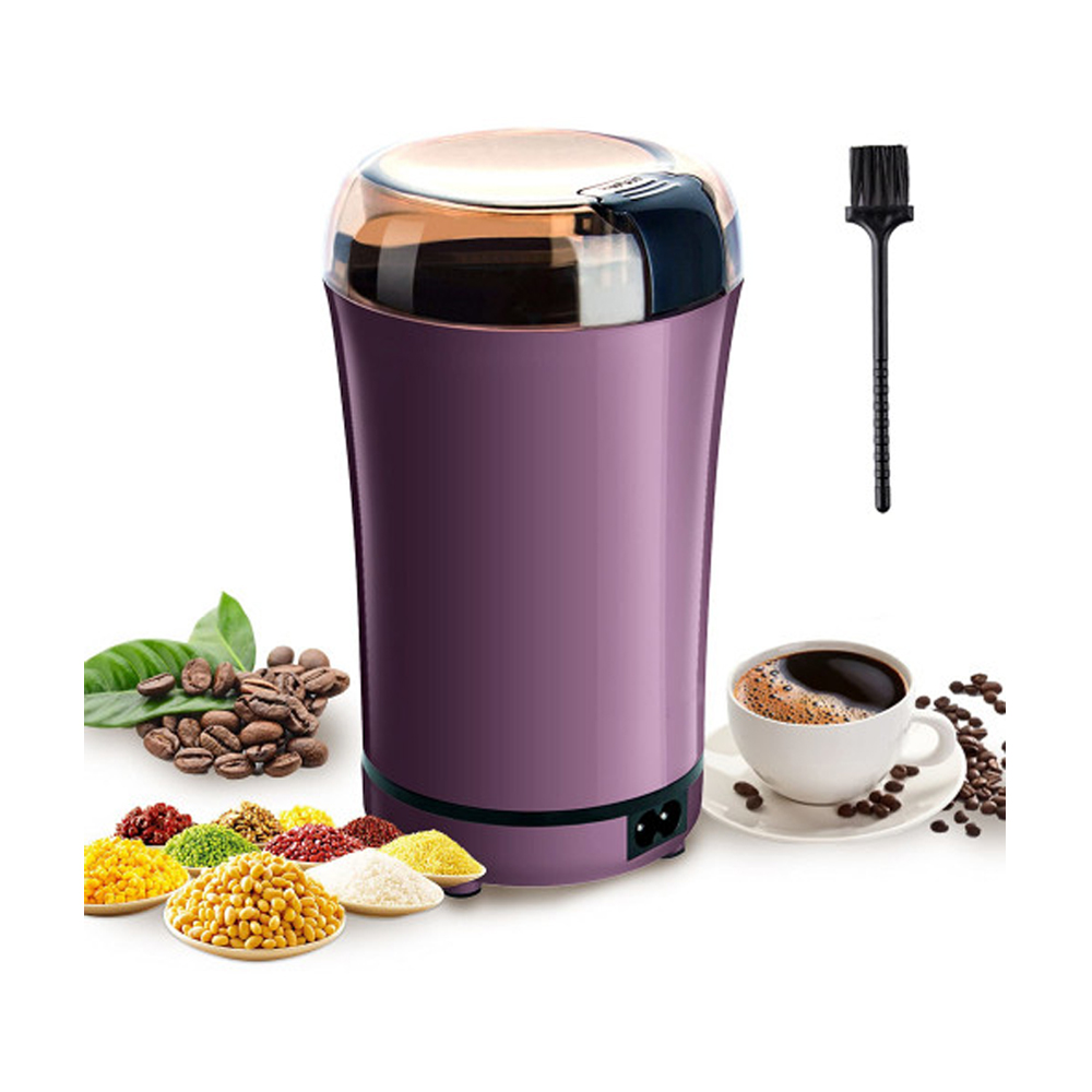 Mini Electric Coffee Grinder Purple