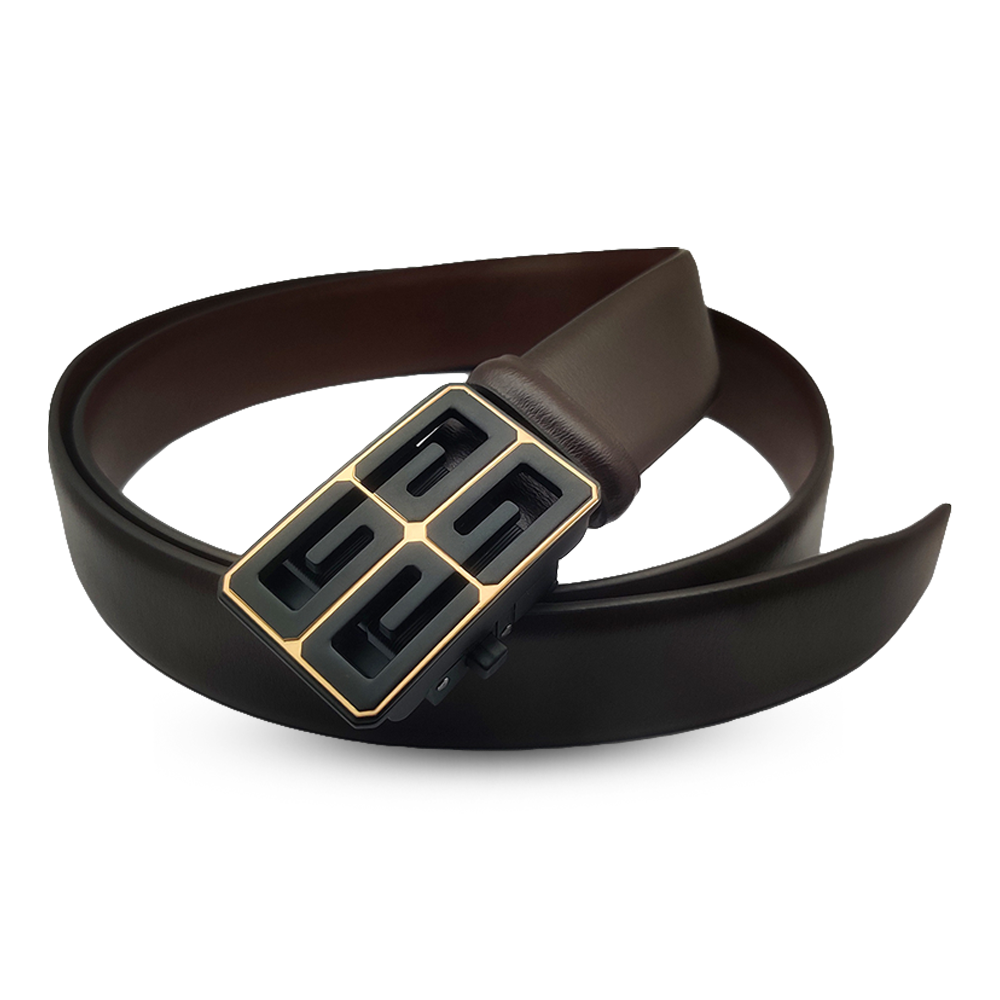 Leather Belt for Men - Chocolate