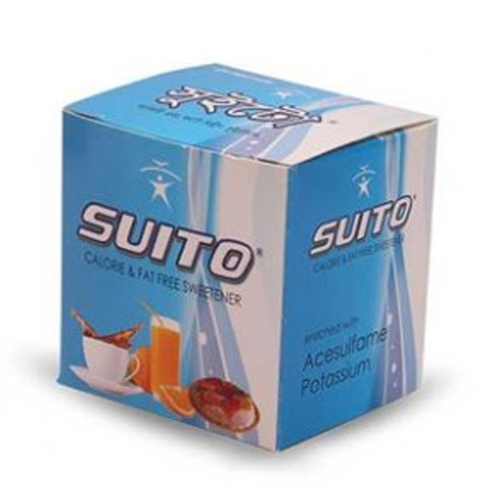 Suito Calorie and Fat Free Sweetener 25 Sachet Box
