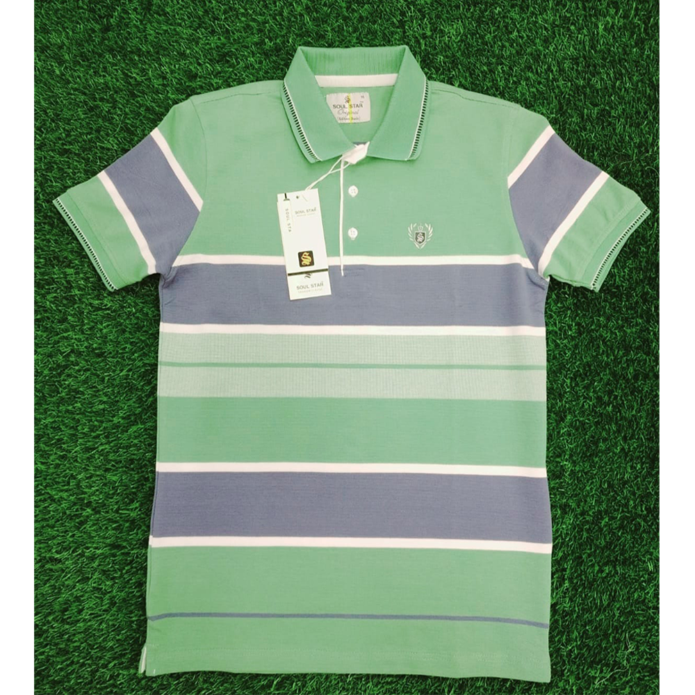 Cotton Polo T-Shirt For Men - Multicolor