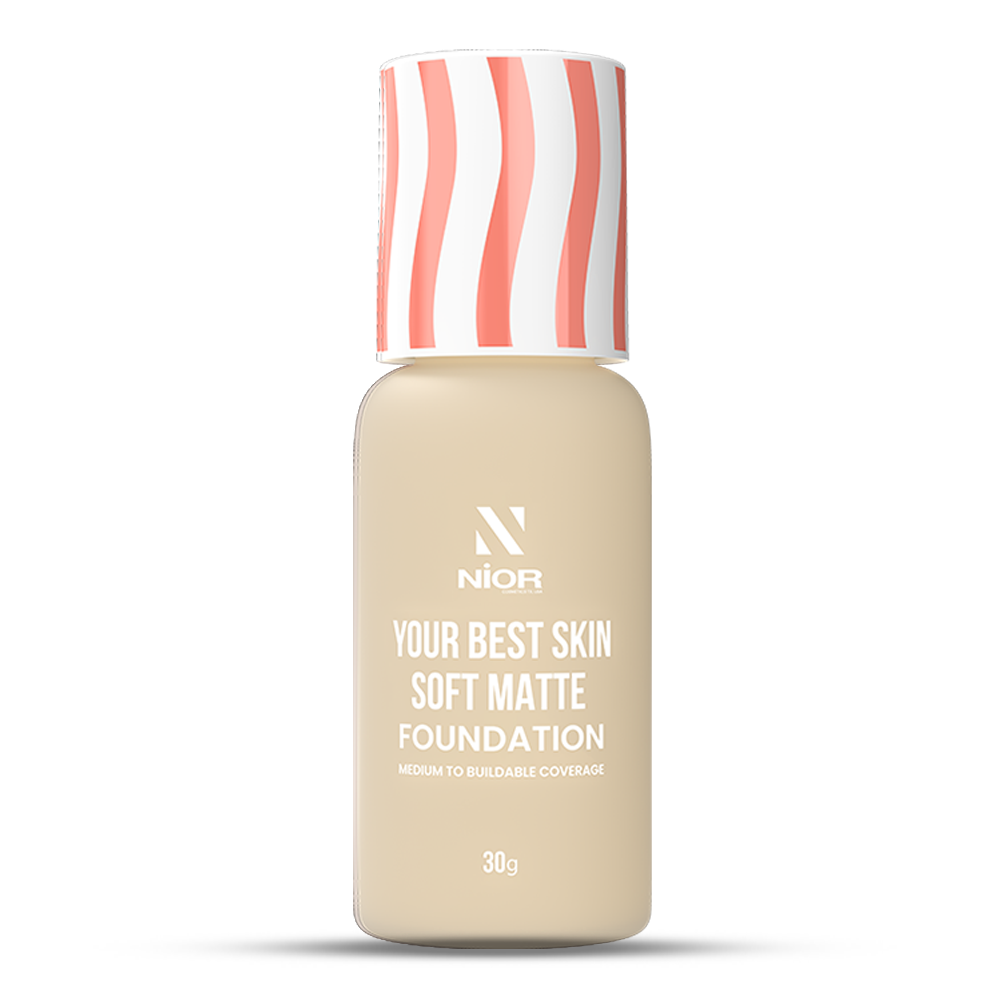 Nior Your Best Skin Soft Matte Foundation - 30ml - Shell