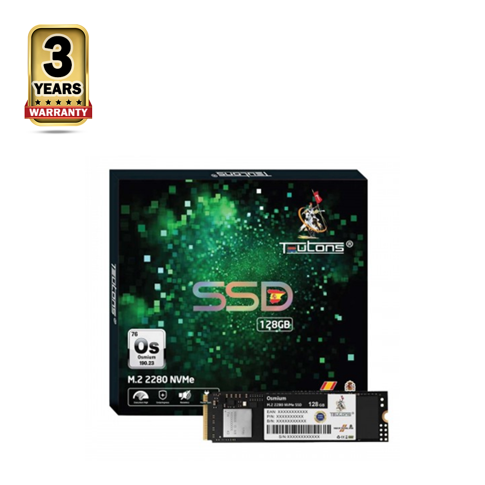 Teutons OSMIUM M.2 NVMe 2280 SSD - 128GB 