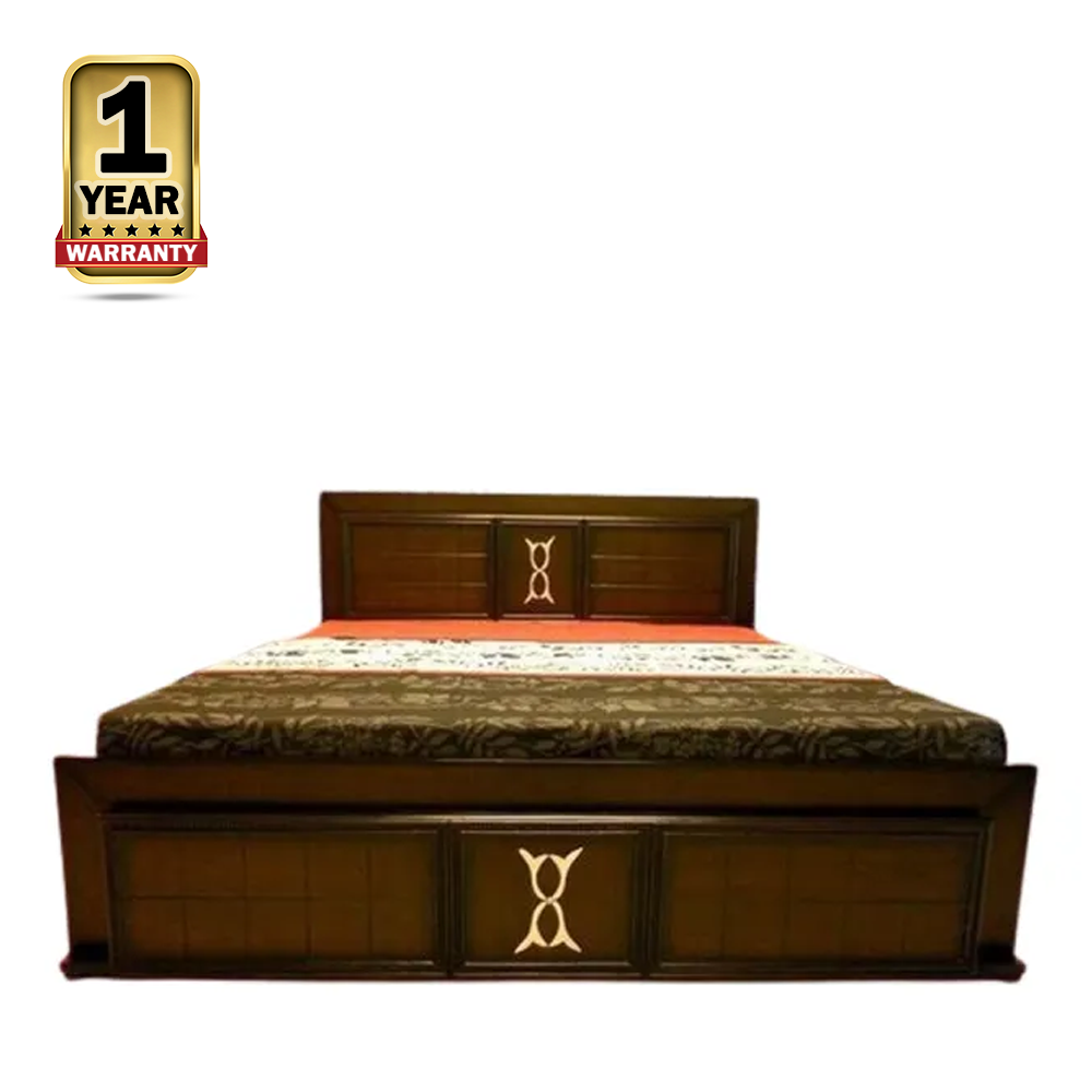 Canadian Oak Double Bed - 6'*7' - Antique - FLB06