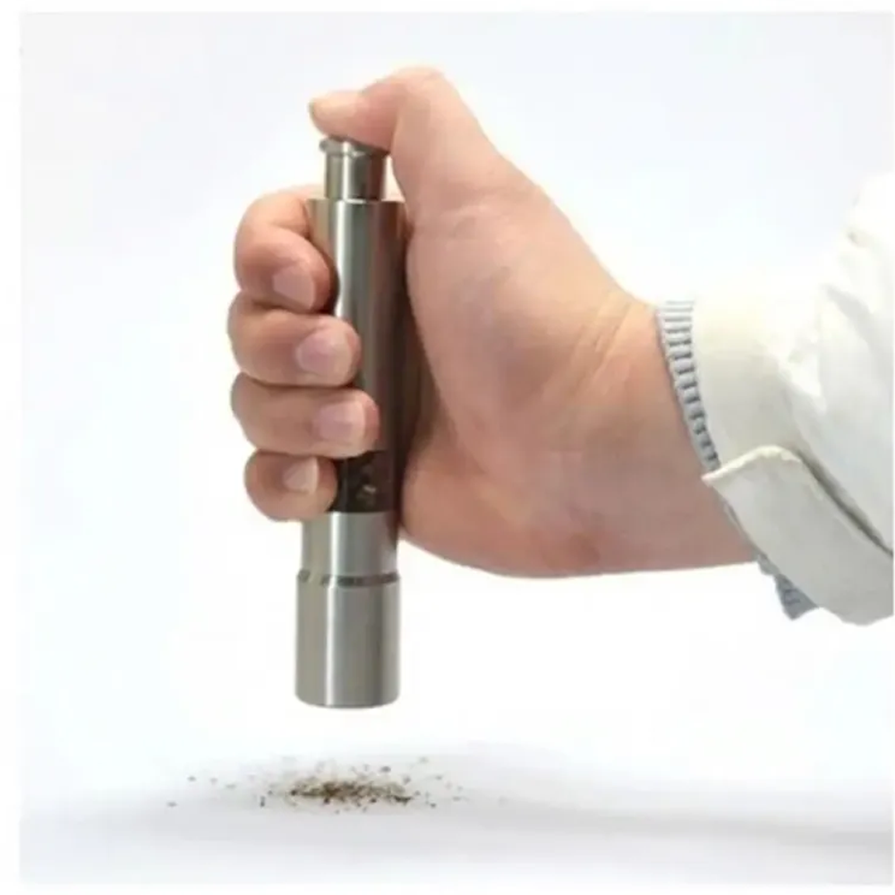 Stainless Steel Thumb Salt Pepper Spice Grinder