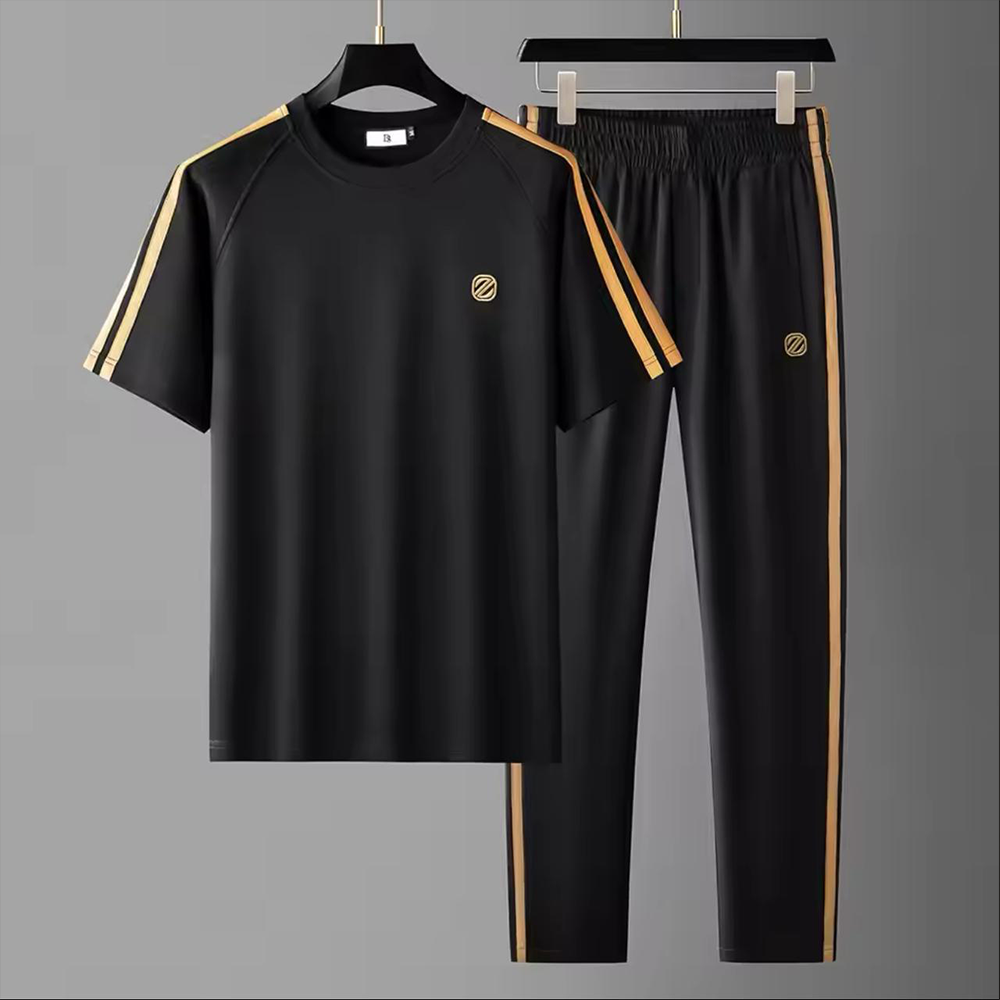 PP Jersey T-Shirt with Trouser Full Track Suit For Men -  TF-116