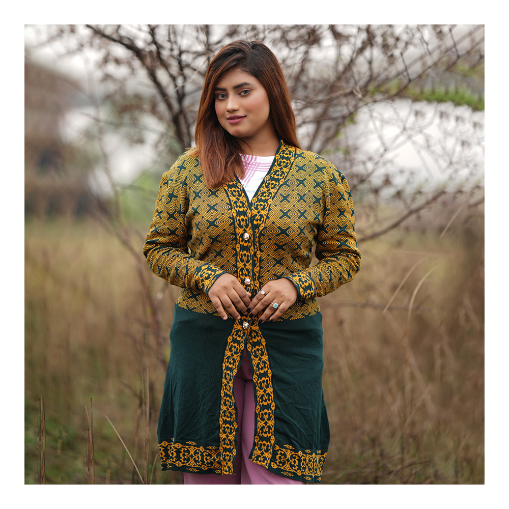 Ladies hot sale sweater kurti