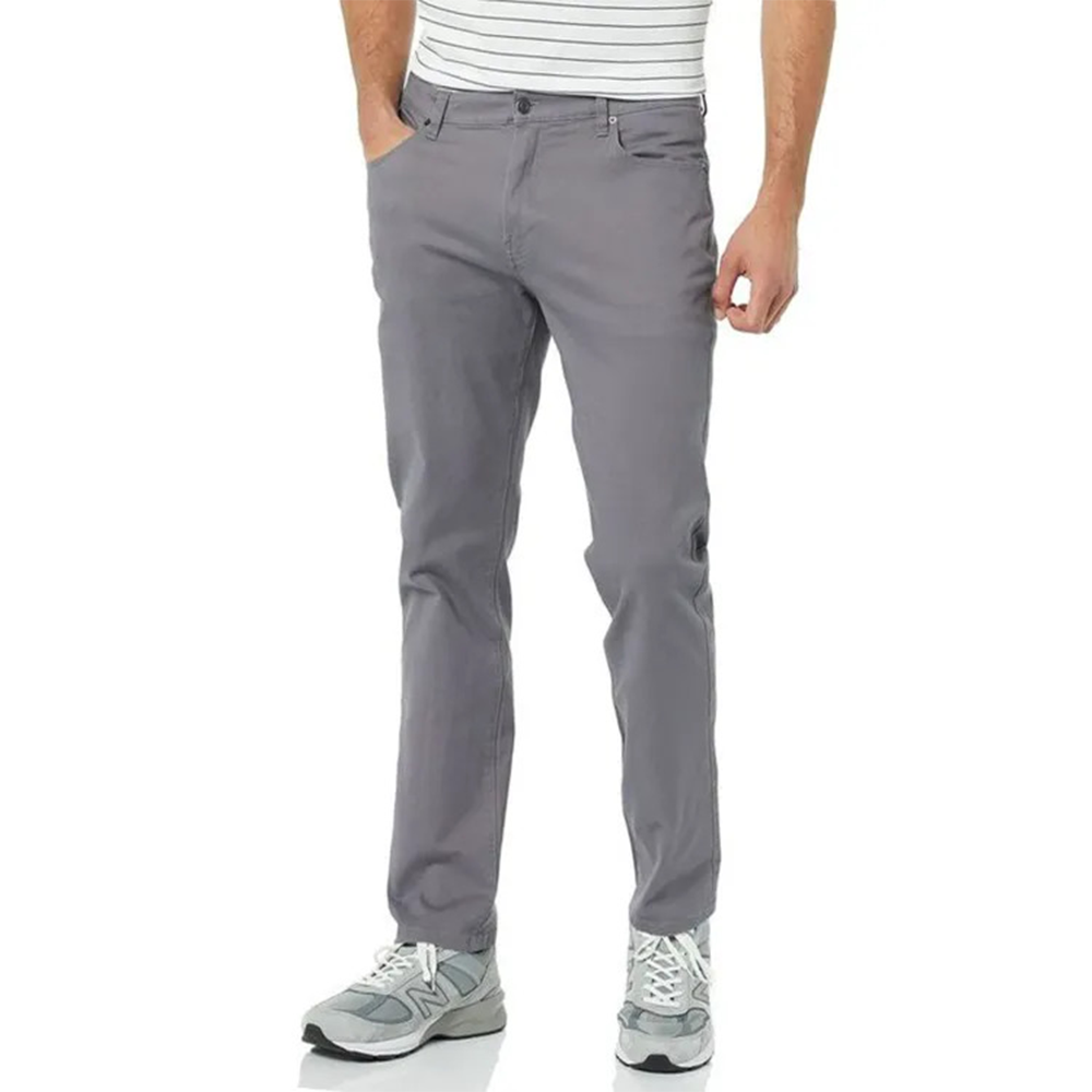 Cotton Semi Stretched Chinos Gabardine Pant For Men - Light Ass - PGS011