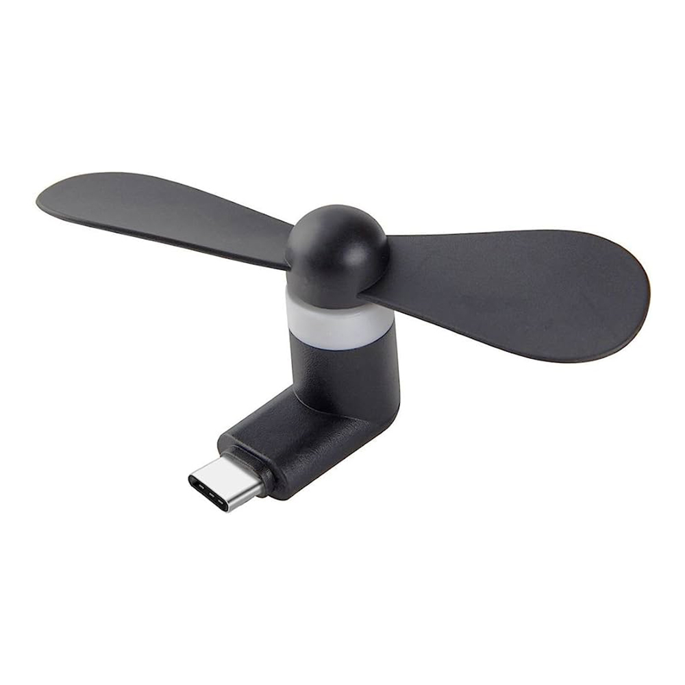 Portable Mini Type C USB Fan - Black