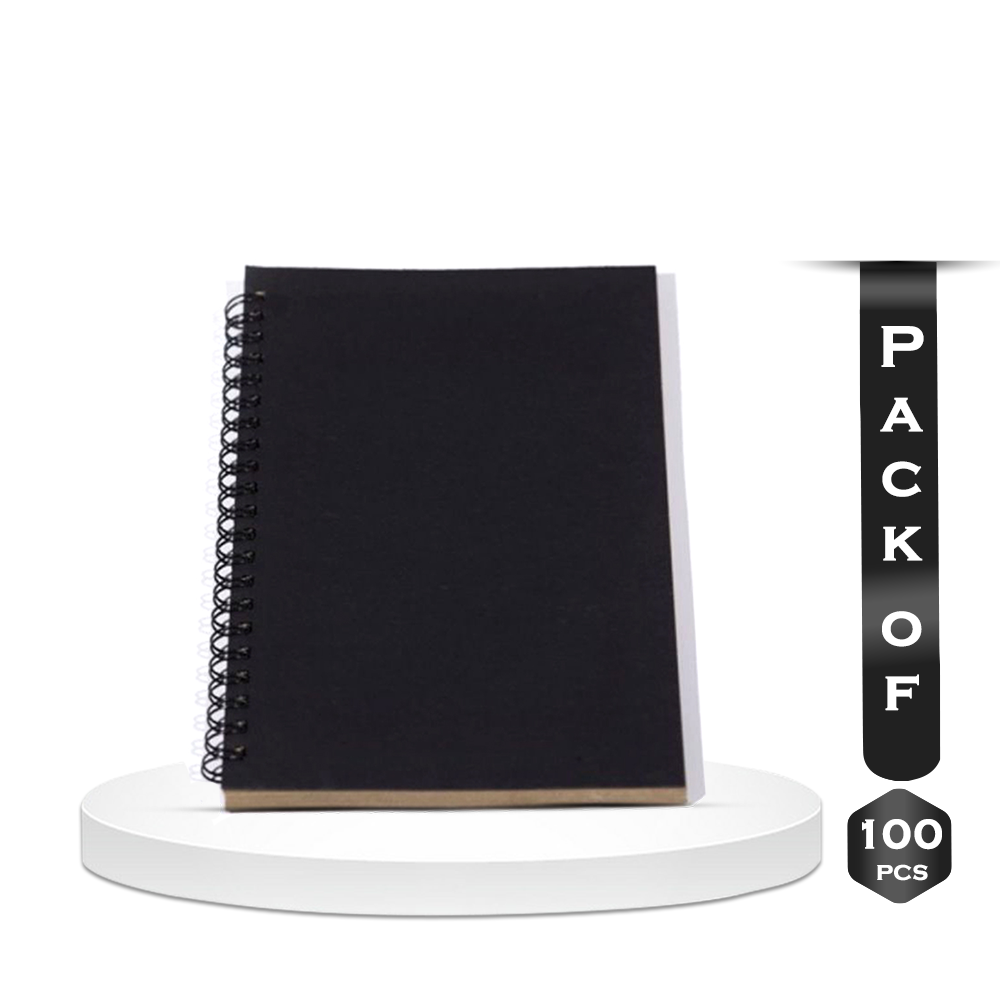 Pack of 100 Pcs Brown Page Sketchbook - D 1016