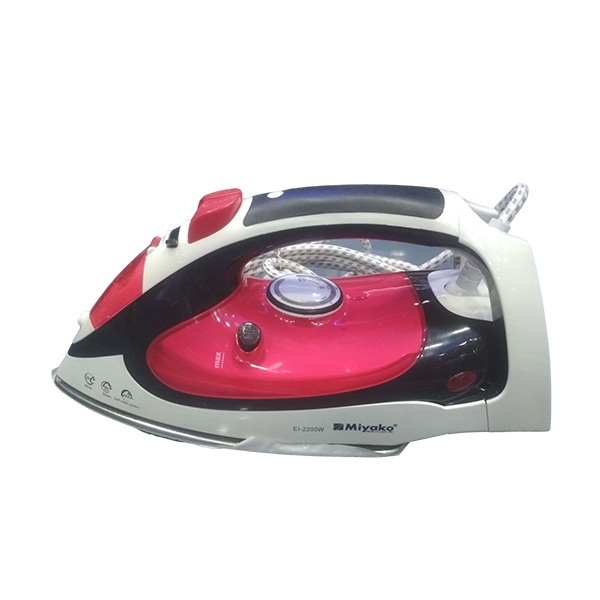 Miyako EI-2200W Electric Steam Iron - 2200 Watt - Multicolor