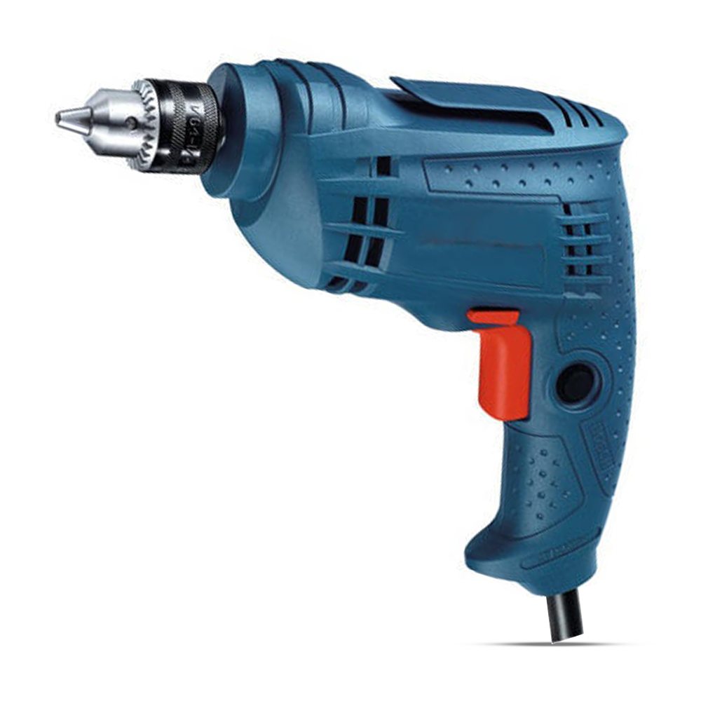 Electronic Drill Machine 600W - Silver and Blue