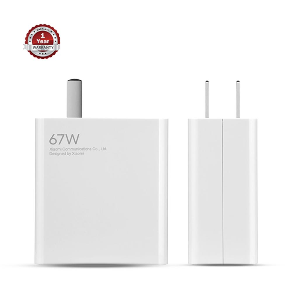 Xiaomi 67W USB Charger And Type C Cable - White