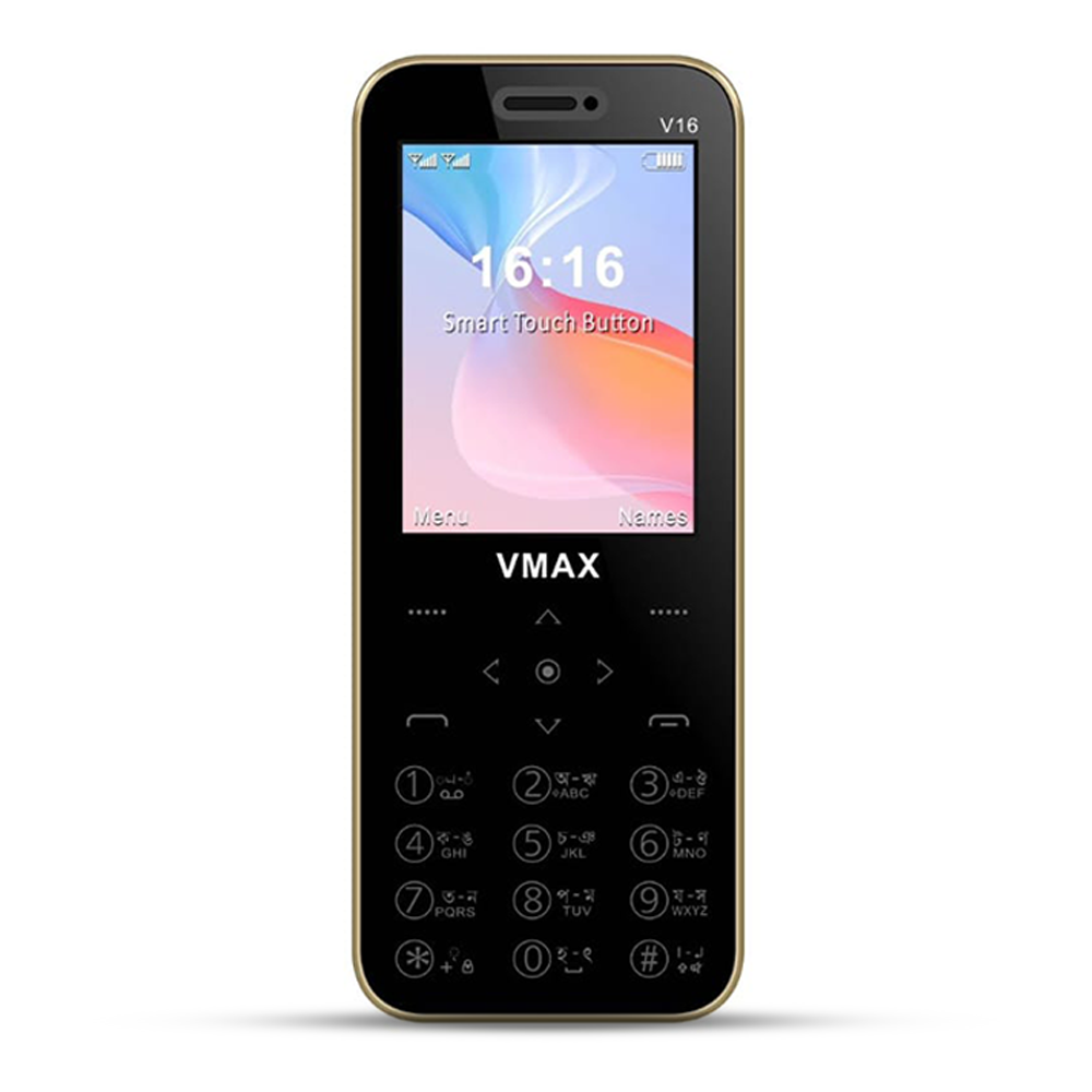 Vmax V16 Ultra Max Feature Phone - Golden