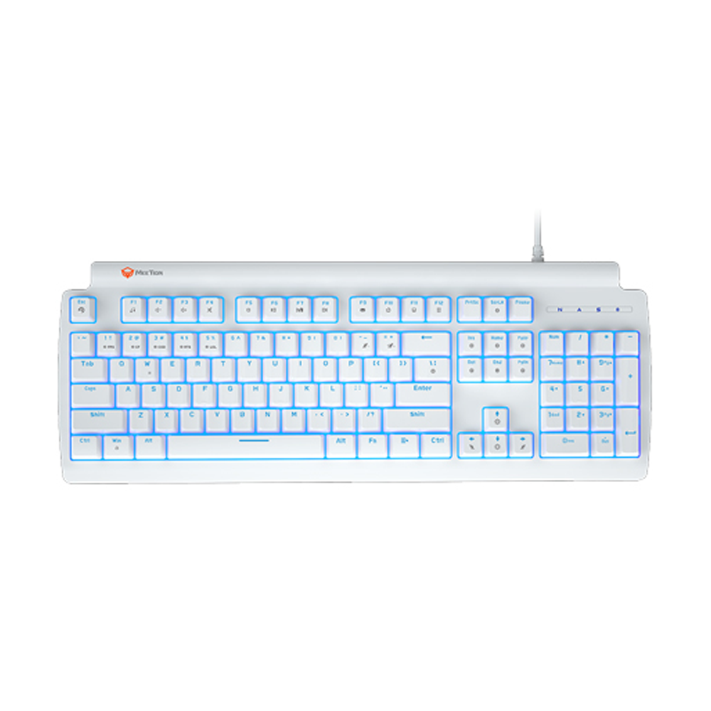 Meetion MT-MK600MX Blue Switch RGB Mechanical Gaming Keyboard - White