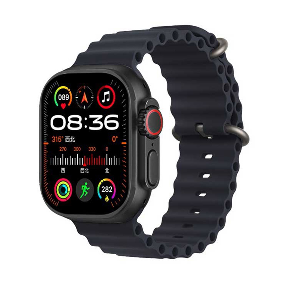 T900 Ultra 2 Series 9 Sports Smartwatch - 2.3 Inch - Black