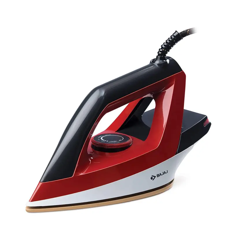 Bajaj Splendora Dry Iron - 1100 Watts - Red and Black