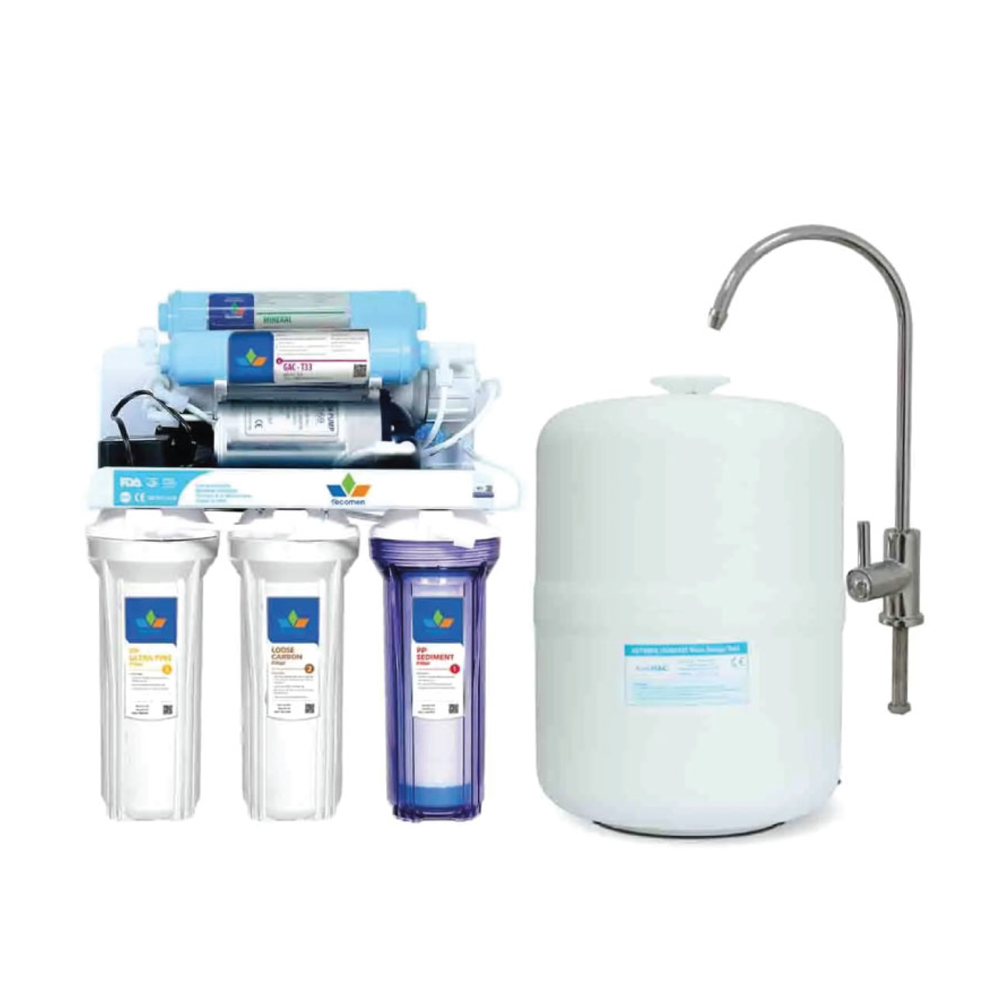 Tecomen Reverse Osmosis 6 Stage Water Purifier - White