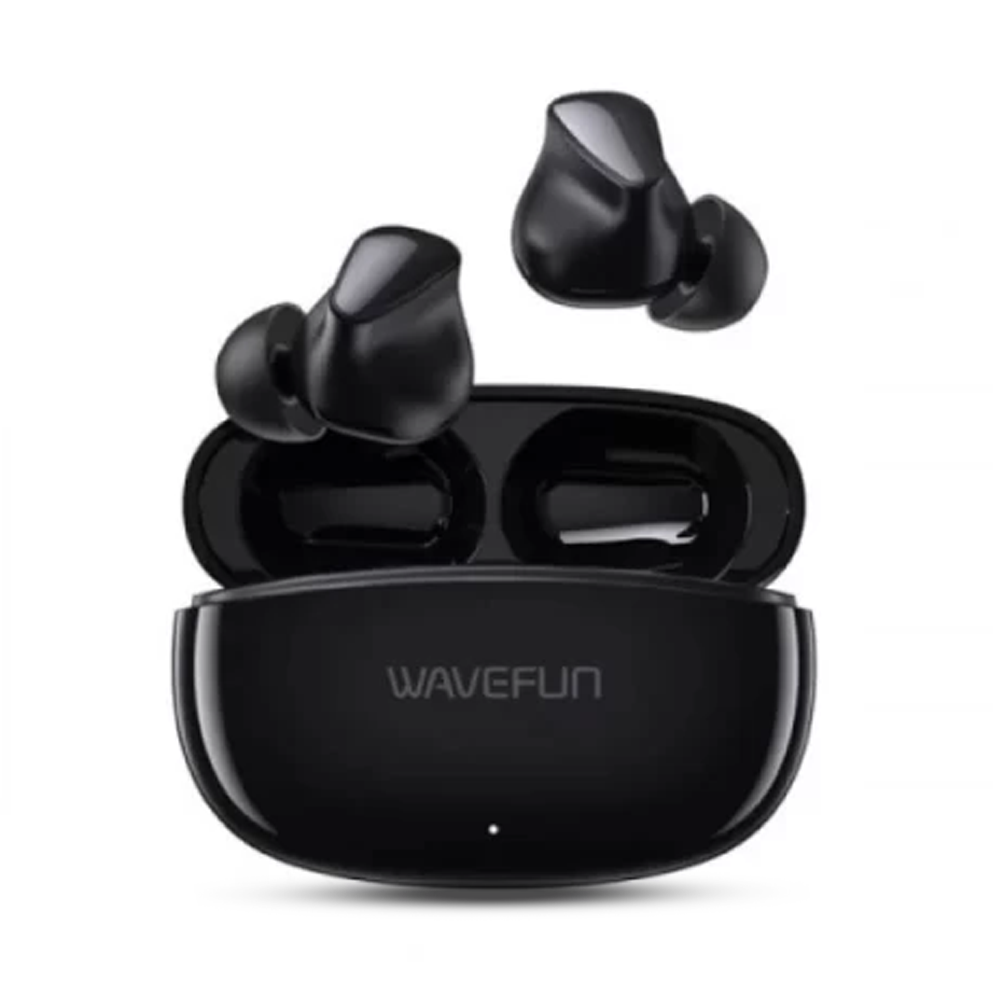 Wavefun Rock Super Bass Wireless Earbuds - Black