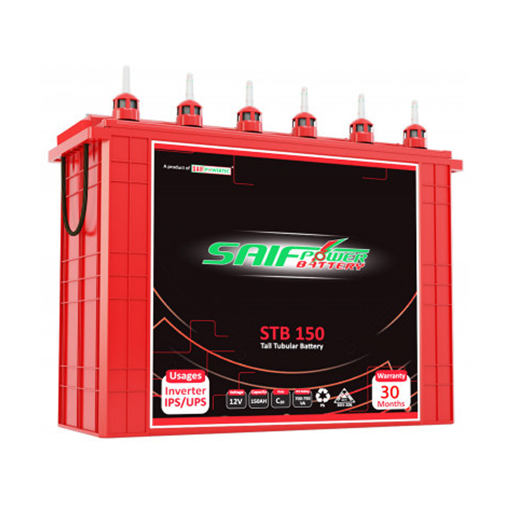 Saif Powertec STB 150 AH Tubular Battery - 150AH