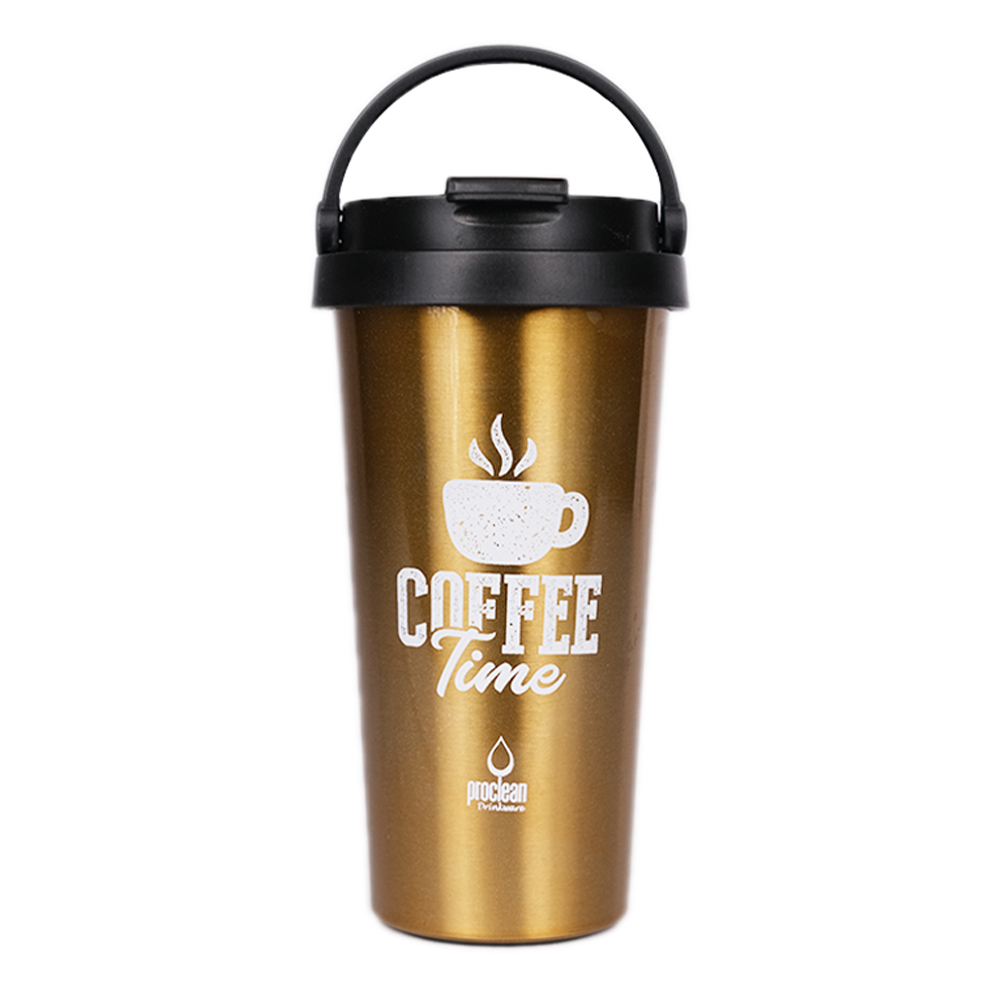 Proclean Carry n Go Coffee Mug - 500ml - Golden - CM-1718