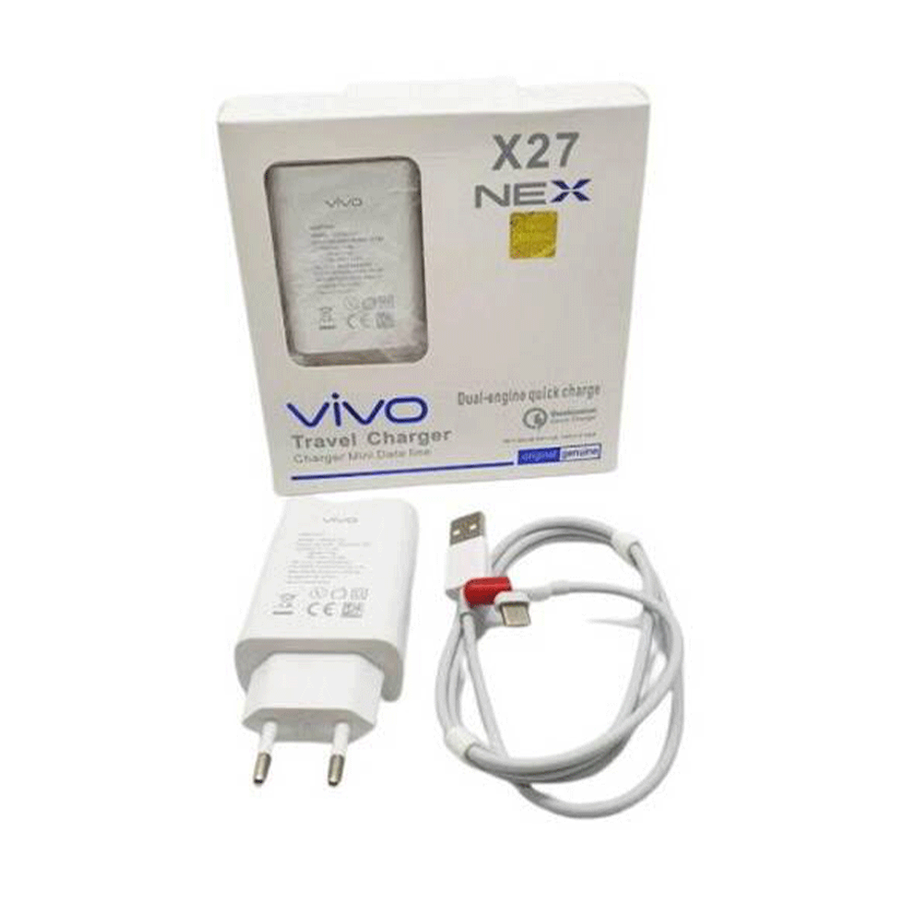 Vivo X27 Nex Travel Fast Charger - White