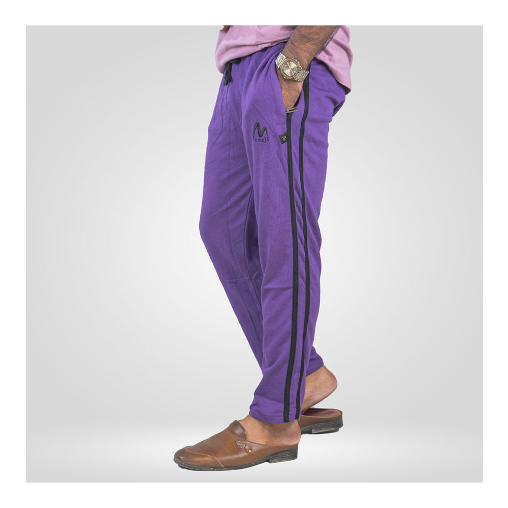 French Terry Trouser for Men - Purple