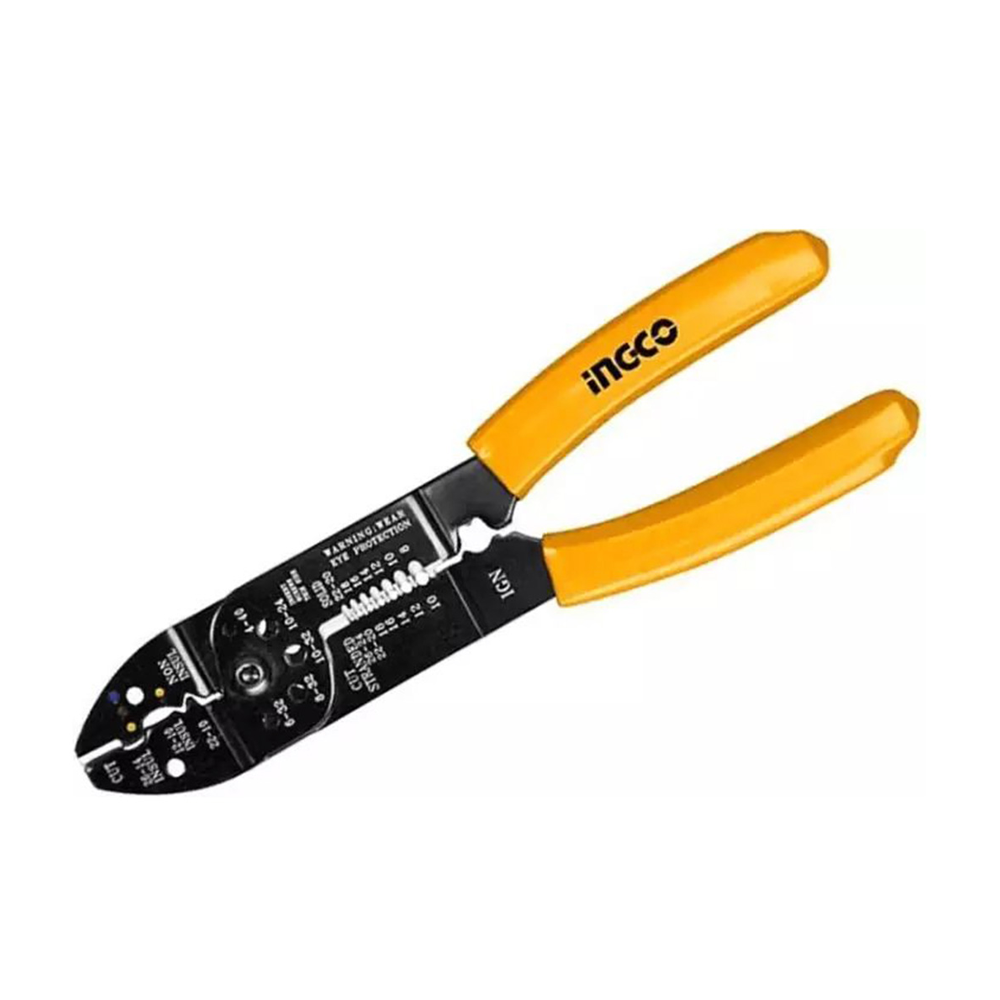 Ingco HWSP851 Wire Cutting Stripper - 8.5 Inch - Yellow