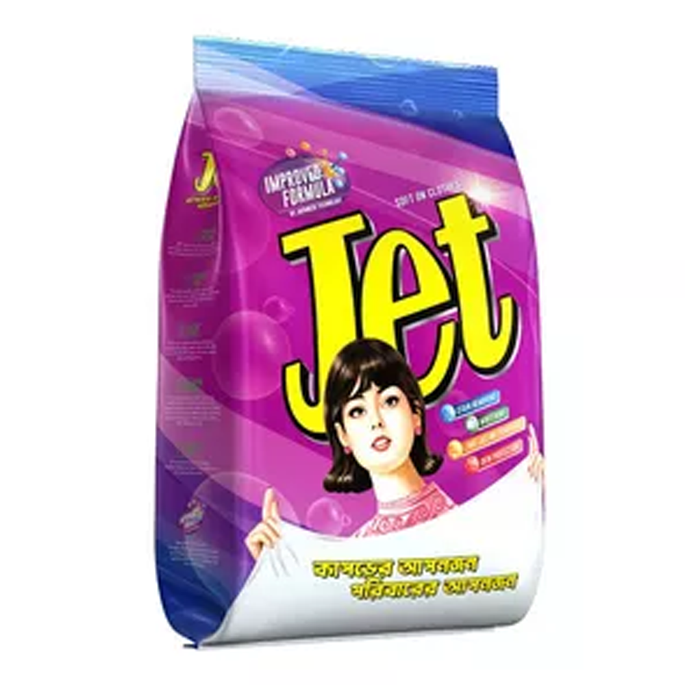 Jet Improved Formula Detergent Powder Paper Pack – 200gm