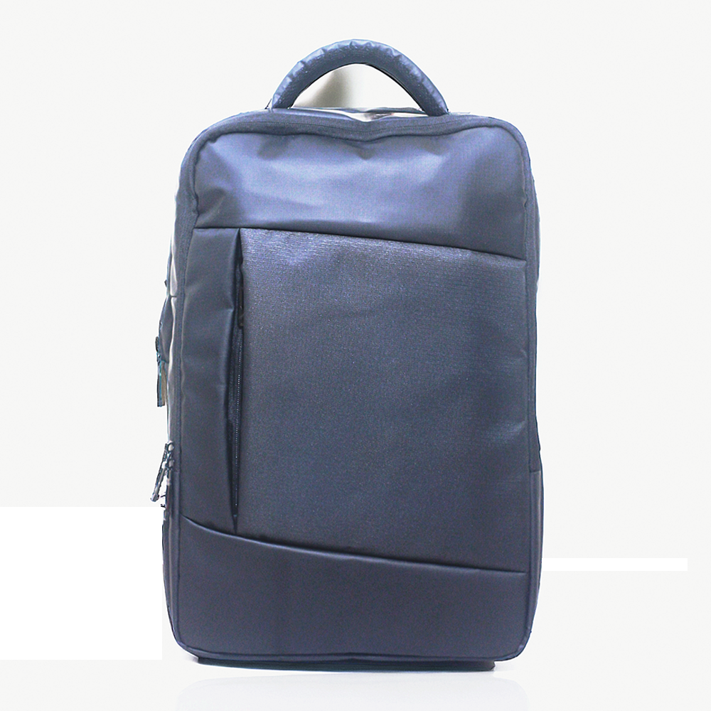 Polyester Travel Backpack - Black