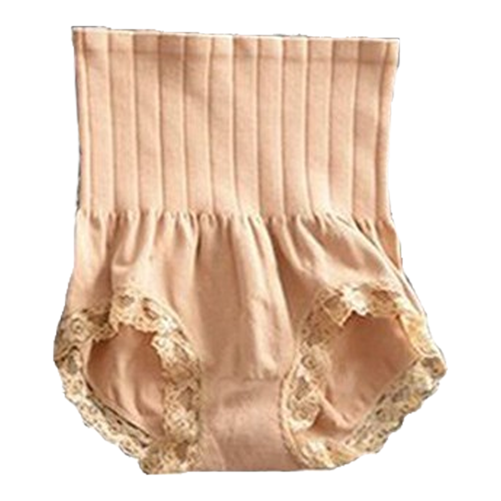 Nylon Body Shaping High Waist Panty For Women - Tan