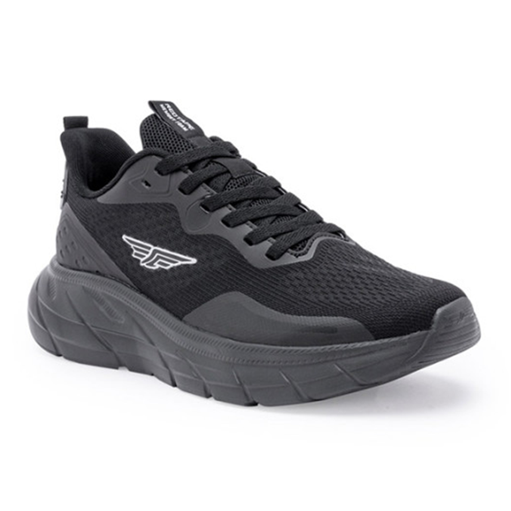 Red tape black sports shoes online