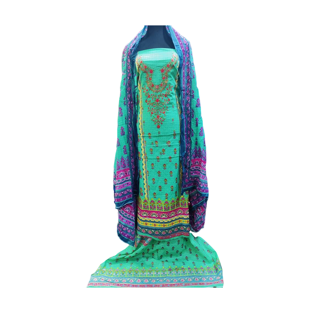 Proud PL00014 Unstiched Cotton Digital Print Lawn Salwar Kameez For Women