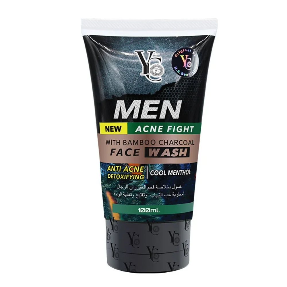 YC Acne Fight With Bamboo Charcoal For Men - 100ml - LB050