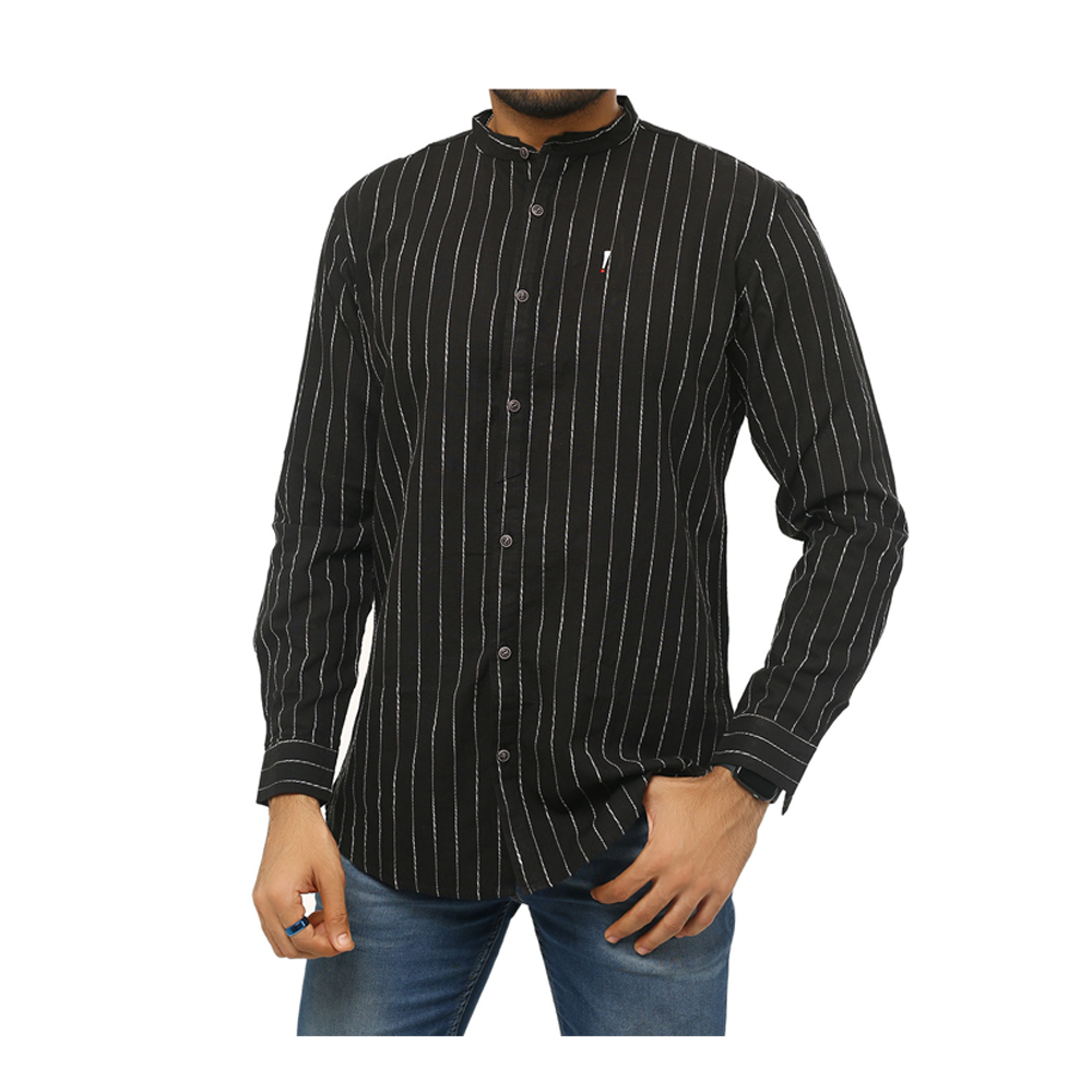 Bang Cotton  Full Sleeve Casual Shirt For Men - Black