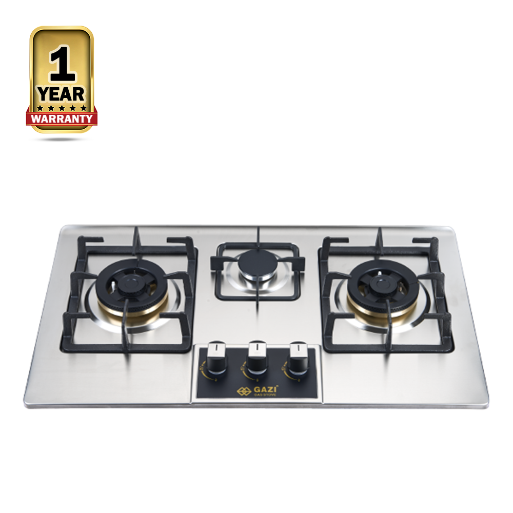 Gazi PFD-328C Smiss Double Gas Stove - Black