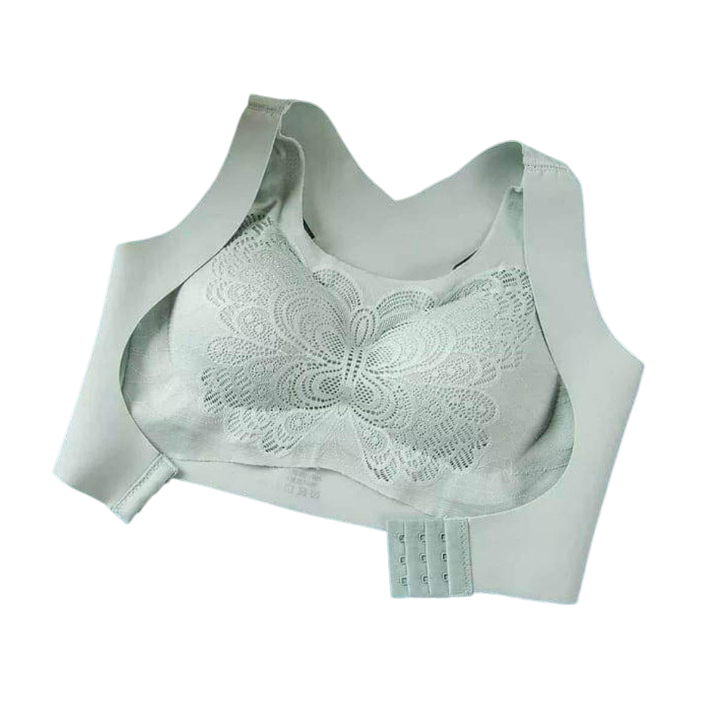 Slim Fit Body Shaper Peacock Breast Support Double Side Bra Clyne