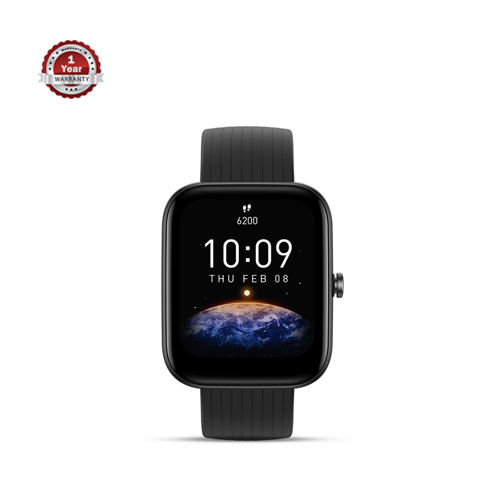 Amazfit BIP 3 Smart Watch Global Version - Black