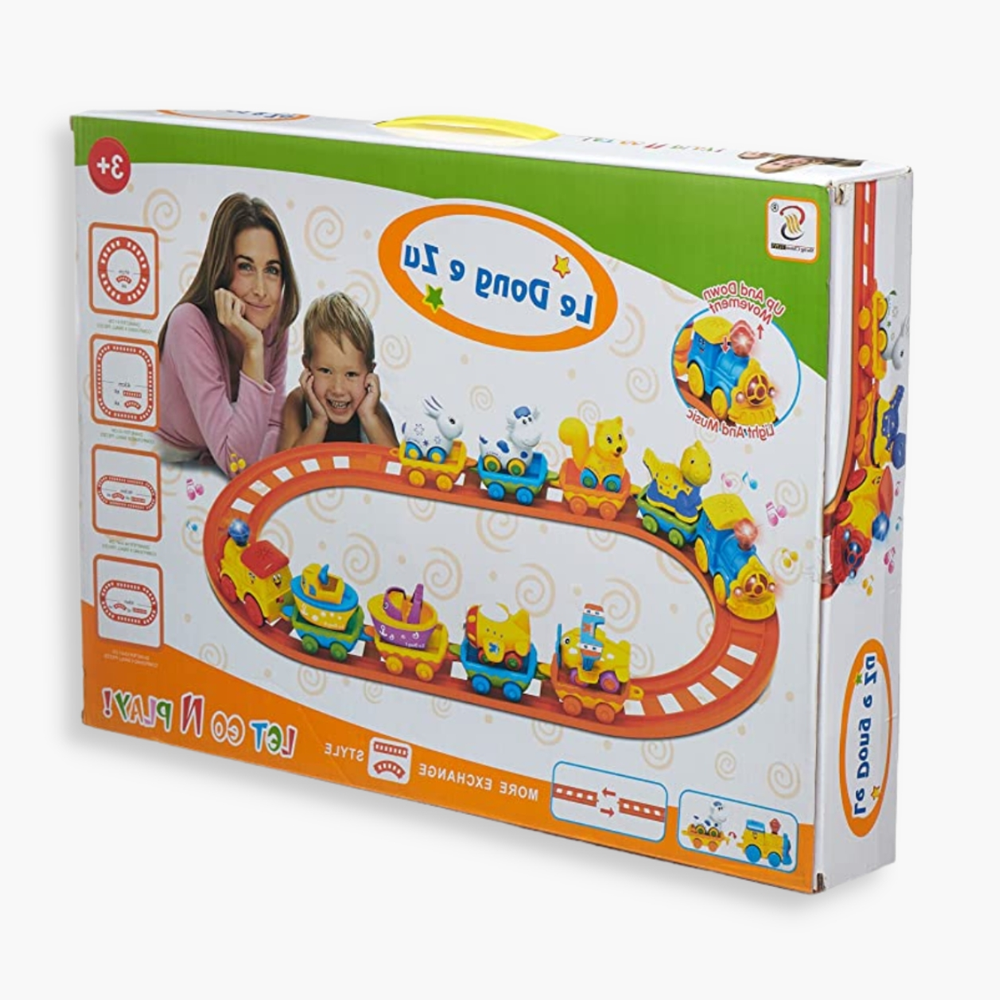 Happy Cartoon Travel Train - Multicolor