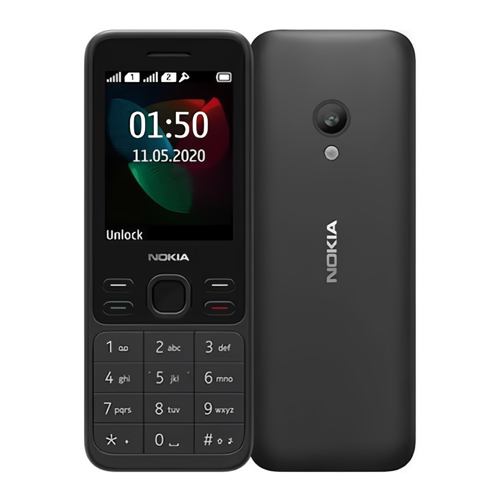 Nokia 150 Dual SIM Feature Phone - Black (Made in Vietnam)