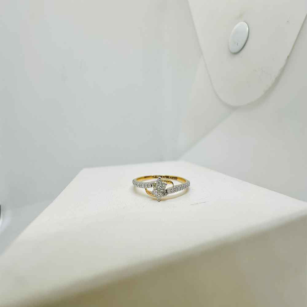 Diamond Ring For Women - 0.10Ct - DZ-DR 35100